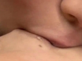 Asian Girl Kissing Passionately Fingered By The Masseuse On The Bed