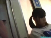 Busty Girl Getting Her Tits Rubbed With Cock While Reading On The Tube Sucking 2Nd Guy