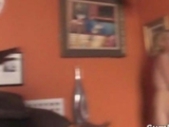 Black teen Amile Waters gets gangbanged and bukkaked by ten white men
