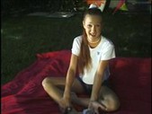 Nice teen fucked outdoor 