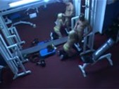 Voyeur angle of sex in the gym - Latin-Hot