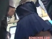 Geek Cumshot To Schoolgirl Skirt