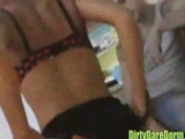 Young College Coeds Munch On Pussy In The Dorm
