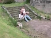 Busty British Mature Fucking Outdoor