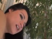 Raven-haired beauty in stockings enjoys fucking - Intense Industries