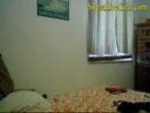 Hot Blonde Babe Uses and Abuses that poor dildo