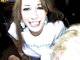 4 teens giving bj and getting fucked by one guy