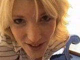 Beautiful Busty Blonde pussy playing