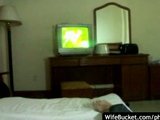 Asian wife gets a mouthful