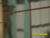 A girl washes in the shower, and we see h ...