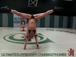 Jessie Gets Fingered And Strapon Fucked By Her Sexy Opponent Cheyenne