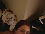 2 huge cumshots on busty girlfriend