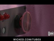 Hot young perkytit redhead slut sucks fucks gloryhole bigdick